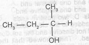 The oxidation of the compound above produces